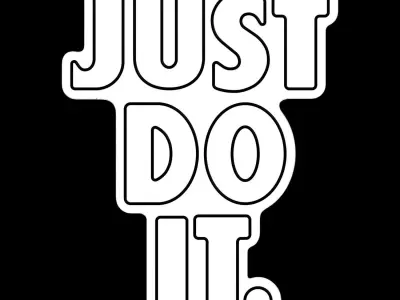 Just Do It Neon Sign 3D model purchase