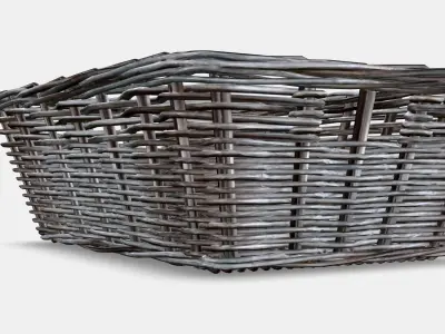 BYHOLMA Panier Low-poly 3D model