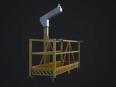 Window Cleaning Platform 3D model