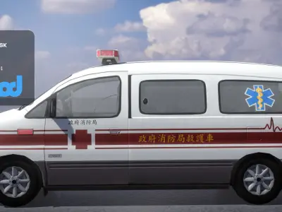 TW Ambulance 002 3D model
