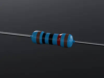 Resistor Pack 3D model