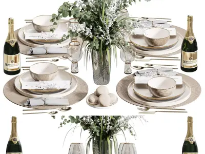 Table Set 11 3D model
