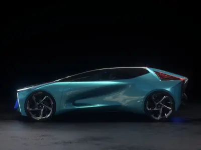 LEXUS LF-30 electric concept car model made by C4D OCtane 3D model