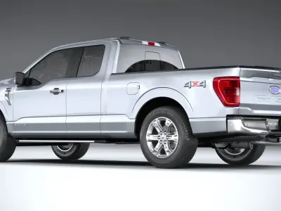 F-150 XLT Super Cab 2022 3D model