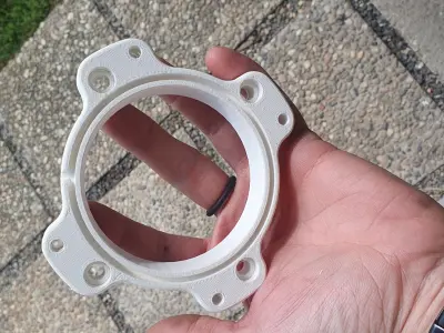 Symple Throttle Body Spacer for Mustang upgrade to 80mm or not  3D print model