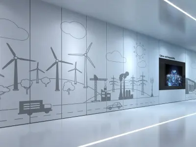 exhibition lobby 3D model