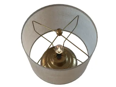 Hammered Bronze Lamp 3D model