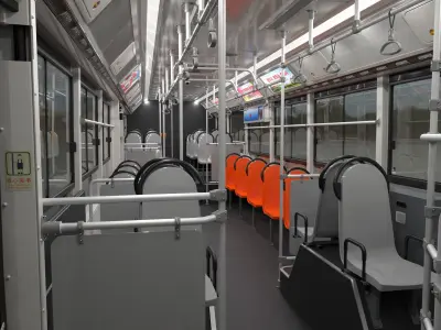 YUTONG ZK6125BEVG6 bus 3D model