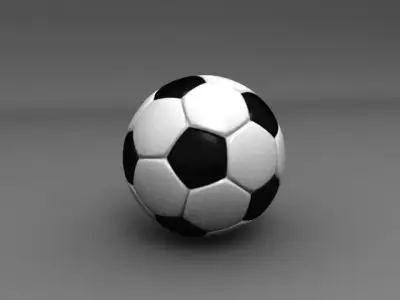 Soccer Ball 3D model 12