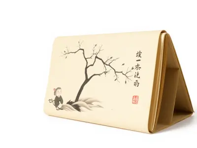 Edo Period Japanese Woodblock Print model pack Low-poly 3D model