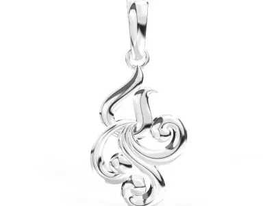 GOLD MIRACLE PENDANT 3D print model