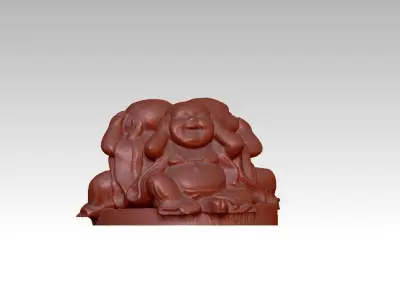 Cute Baby Buddha 3D print model