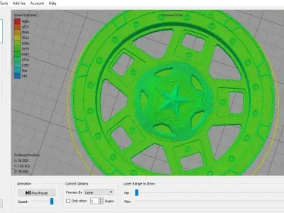 For 3D Printing - Rim 16 x 7 3D print model