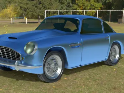 Aston martin DB4 3D model from CGTrader