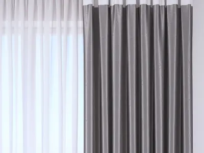 Set 116 Curtains 3D model