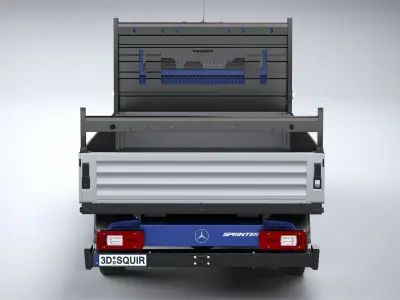 Mercedes-Benz Sprinter Pickup Long 2025 3D model