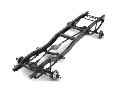 PICKUP TRUCK CHASSIS 4WD 3D model