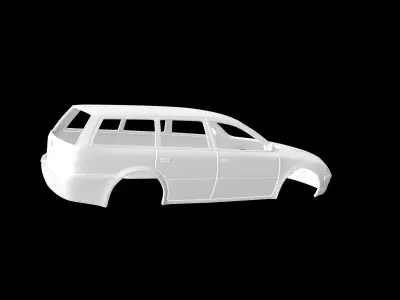 Volskwagen Passat B5 3D print model