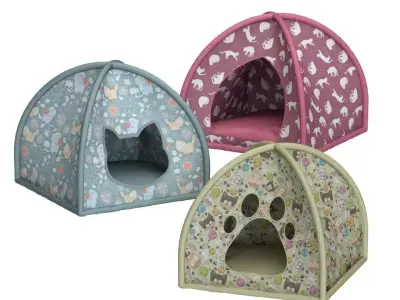 Bed-tent for animals 3D model
