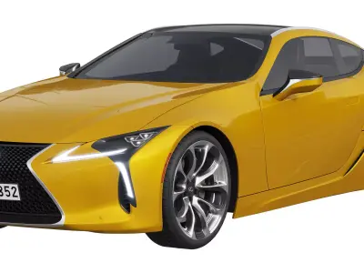 Lexus LC 500 2023 3D model