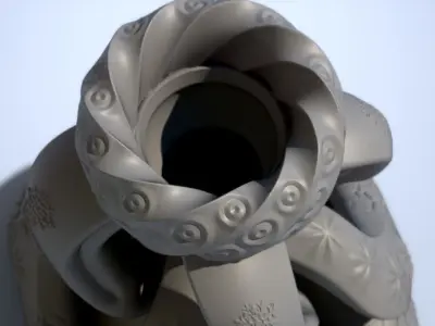 Spiral Knot Flower Vase 3D print model