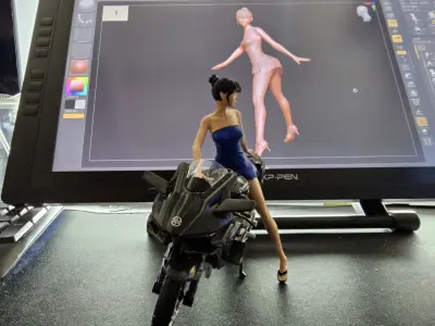 motorcycle gir2 3D print model