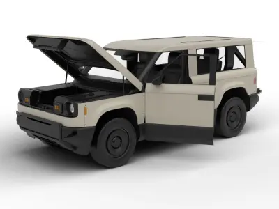 Slate Truck SUV 2027 HQ 3d model 3D model