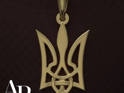 Ukrainian Trident 3D print model 19