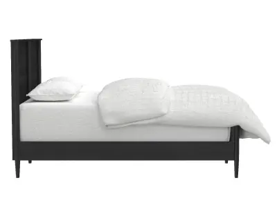 Curated Langley Queen Bed 3D model