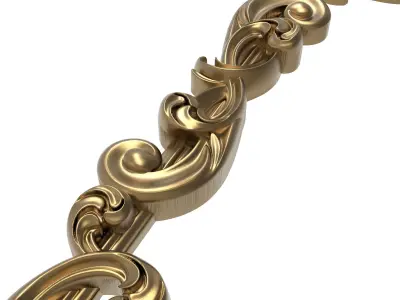 Carved Picture Frame 3D model 72
