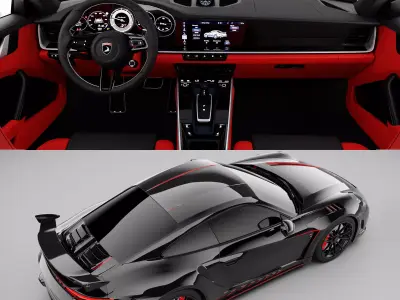 Porsche 911 Stinger GTR 3D model