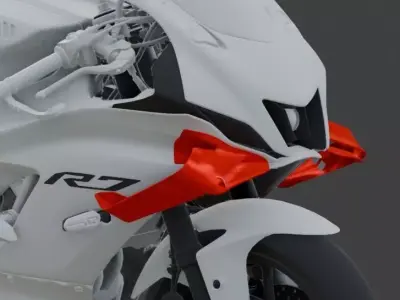 Winglet Yamaha R7 3D print model