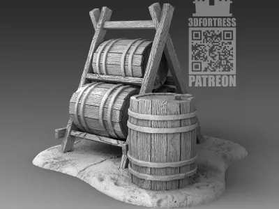 Barrels 3D print model