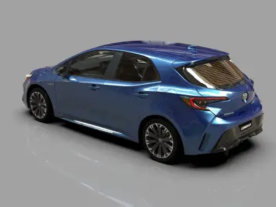 Toyota Corolla sport hatchback 2020-2023 Organizing 3D model