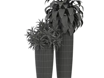 Plants collection 283 Fleurami ROYAL  3D model