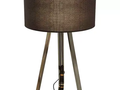 Lily Table Lamp Low-poly 3D model