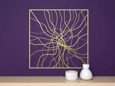 Free Art Lines 3D model