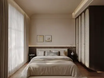  Bedroom interior 09 3D model