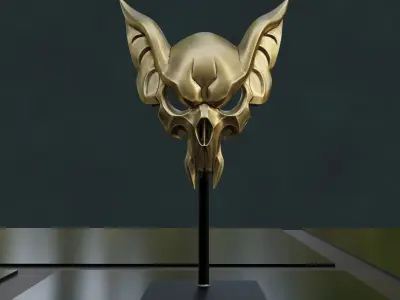 Home Decor Bat Skull Stand Marvel Rivals Adam Warlock 3D print model