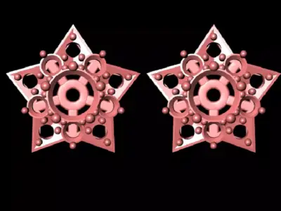 Earring Free Download Mesh File Free 3D print model