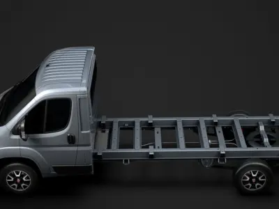 Fiat Ducato Chassis Truck Single Cab 4300WB 2020 3D model