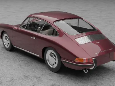 1968 Porsche 911 3D model