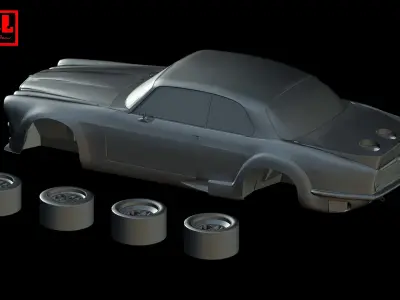 Jaguar XJ12 Coupe Broadspeed 1976-1977 3D print model