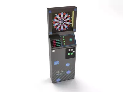 Electronic Freestanding  Dart Machine 3D model