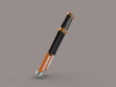 Moto fork 3D model