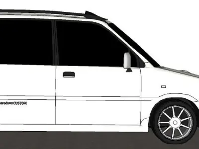perodua kenari  3D model