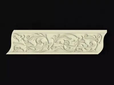 Central decor ornament for furniture 3D model 534