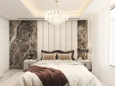 Master Bedroom Design 3D model
