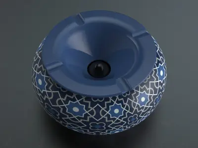 Moroccan Ashtray - 6 3D model