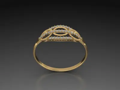 3D jewelry design - bangle 3D print model